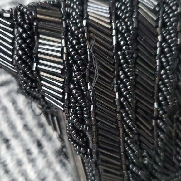 VTG beaded black purse - Picture 9 of 10